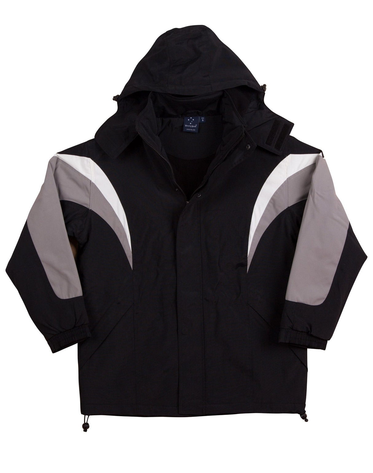 JK28 BATHURST Tri-Colour Jacket With Hood Unisex