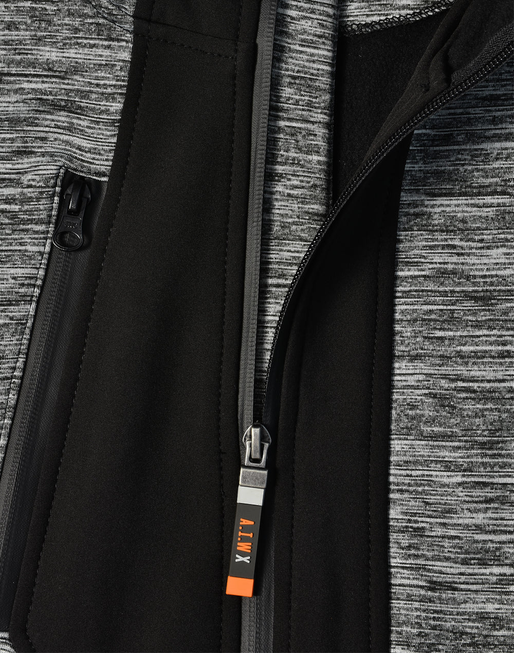 AIW JK49 LAMINATED FUNCTIONAL KNIT HOODIE