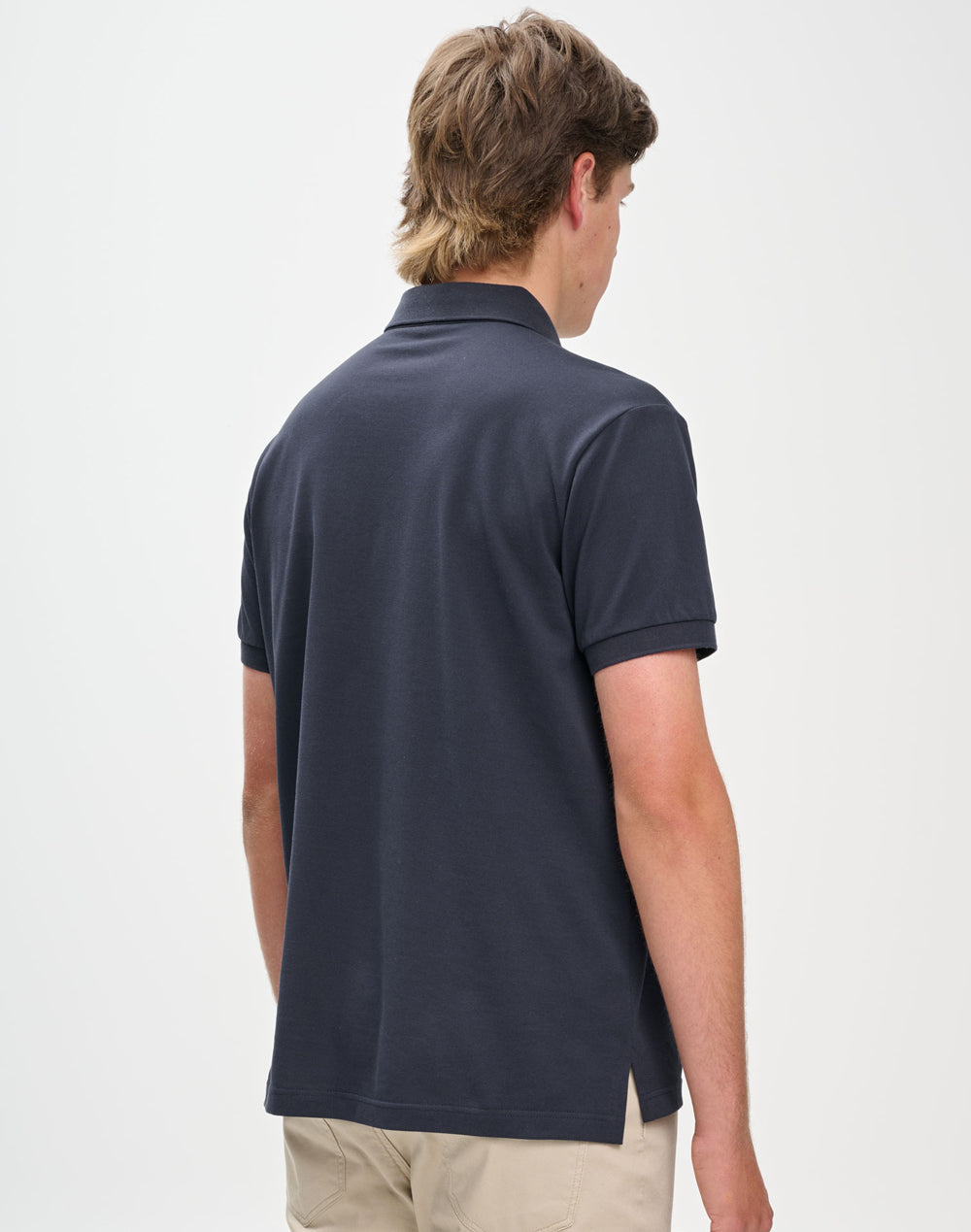 PS71 Mens Ultrafine Cotton Pique Short Sleeve Polo
