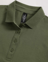 PS72 Ladies Ultrafine Cotton Pique Short Sleeve Polo
