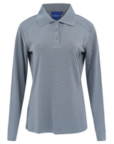 PS90 LUCKY BAMBOO LONG SLEEVE POLO Ladies