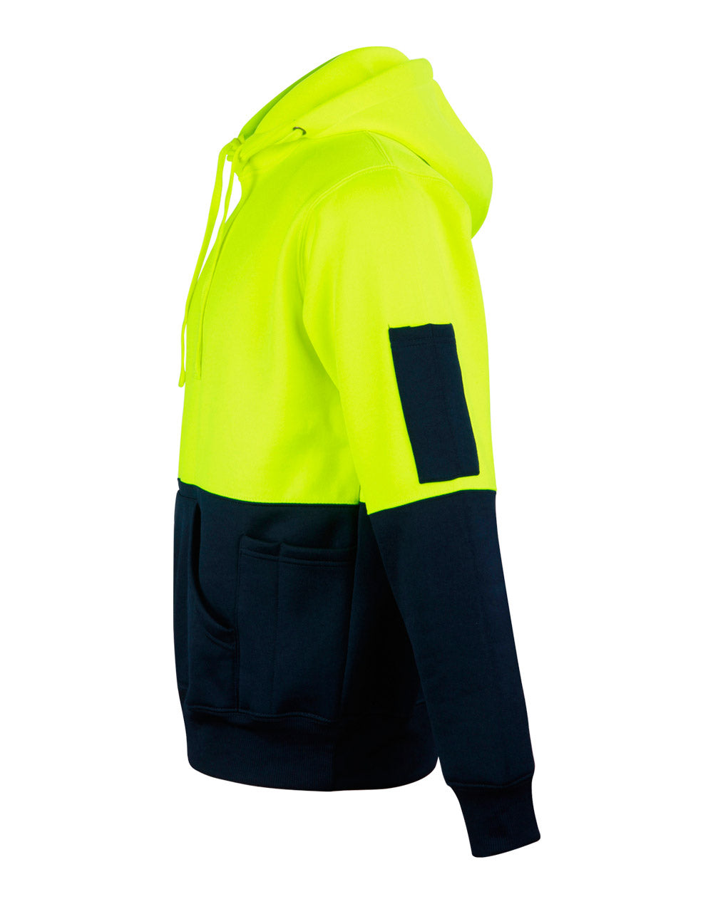 EDGE STEEL WORKS - SW38 HI-VIS TWO TONE FLEECY HOODIE UNISEX