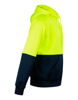 EDGE STEEL WORKS - SW38 HI-VIS TWO TONE FLEECY HOODIE UNISEX