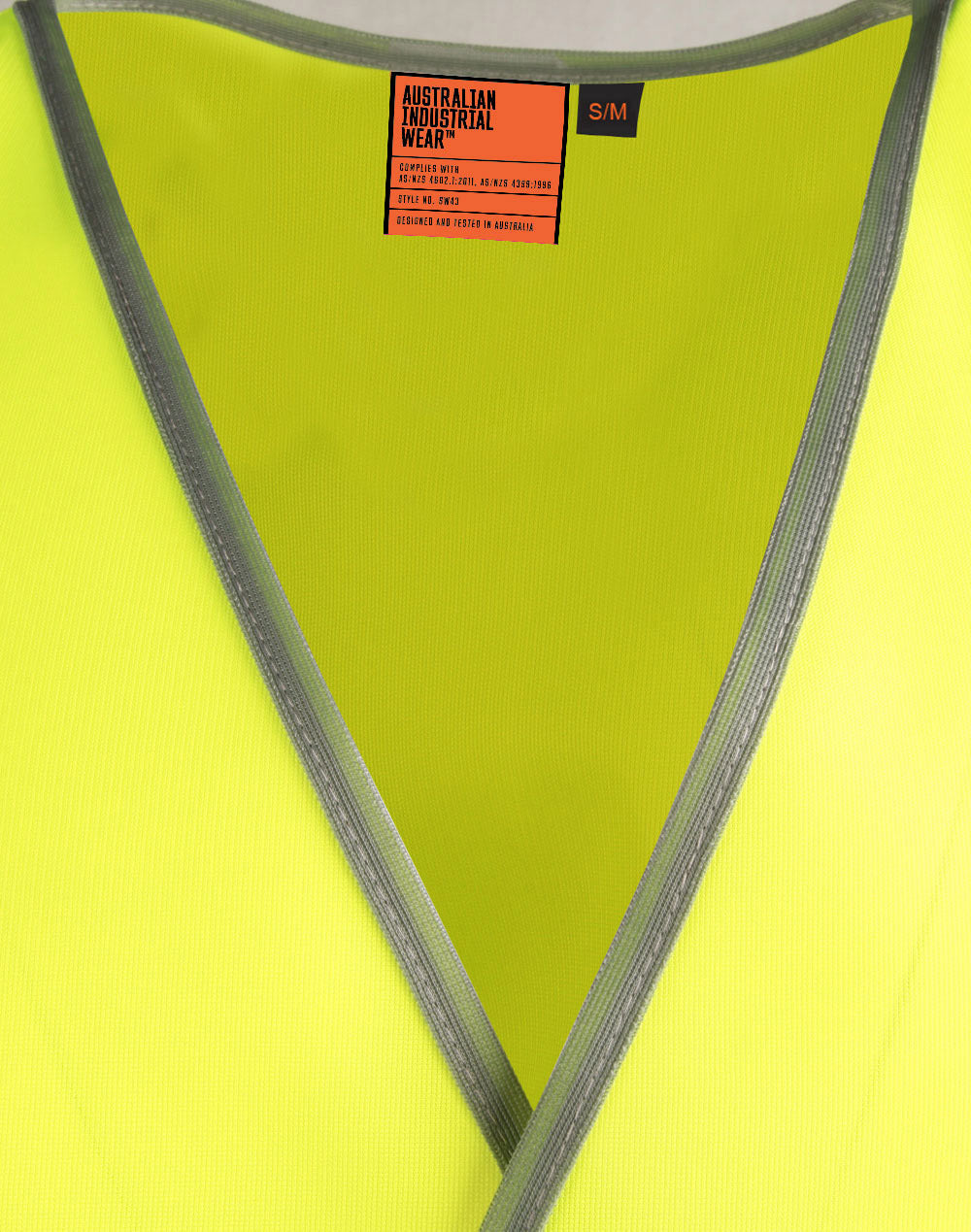 AIW SW43 safety vest with shoulder tapes