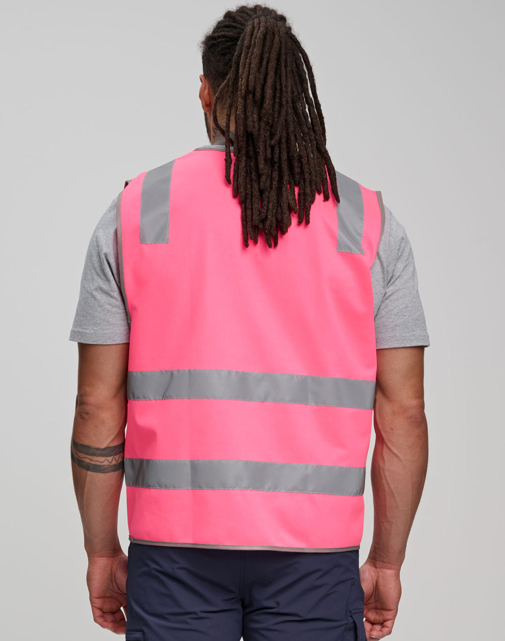 AIW SW43 safety vest with shoulder tapes