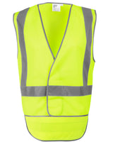 SW72 HI-VIS X BACK SAFETY VEST WITH TAIL