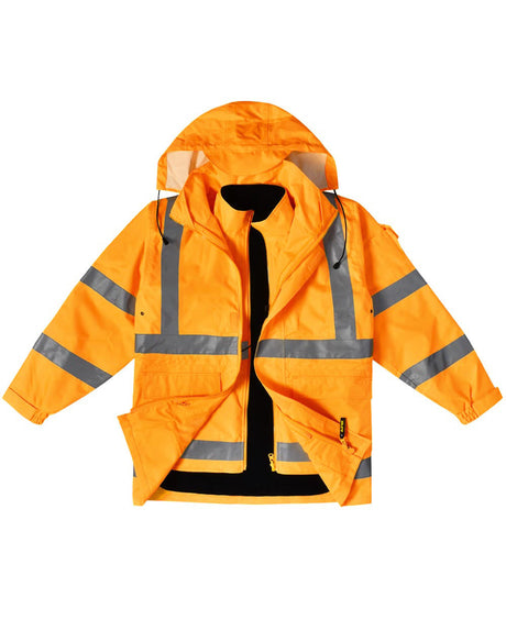 AIW SW77 VIC Rail Hi Vis 3 in 1 Safety Jacket and Vest - Unisex