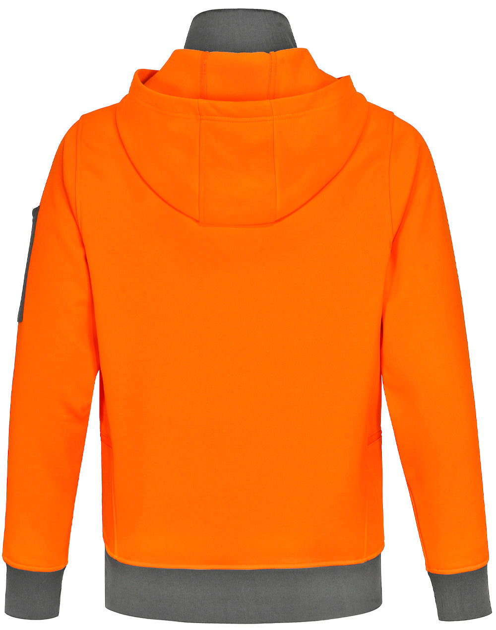 AIW SW78 UNISEX HI VIS ¼ ZIP PREMIUM FLEECE HOODIE