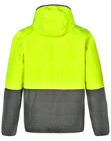 AIW SW80 UNISEX HI VIS MODERN STYLING HOODED PUFFER JACKET