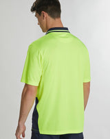 SW81 UNISEX HI-VIS BAMBOO CHARCOAL SS POLO