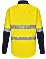 SW82 UNISEX HI VIS COOL-BREEZE SAFETY LS SHIRT (GENERIC TAPE)