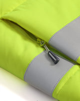 SW93 Unisex Hi Vis Hooded Puffer Vest