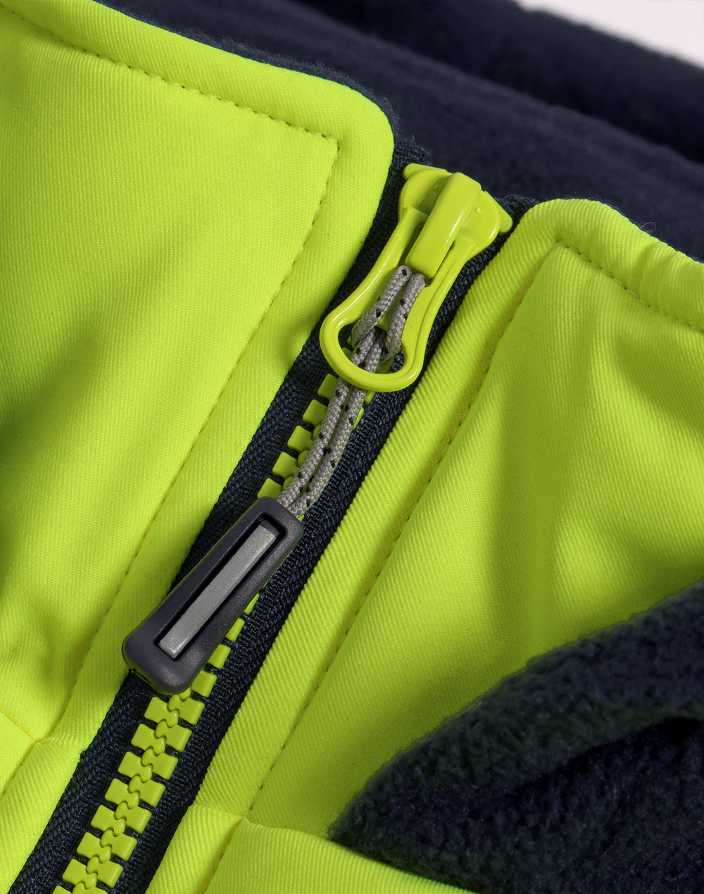 SW93 Unisex Hi Vis Hooded Puffer Vest