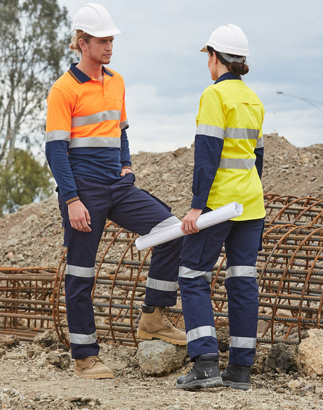 AIW WP15HV LADIES' HEAVY COTTON DRILL CARGO PANTS WITH 3M TAPES