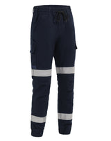 WP28HV Unisex Cotton Stretch Drill Cuffed Work Pants with Tapes