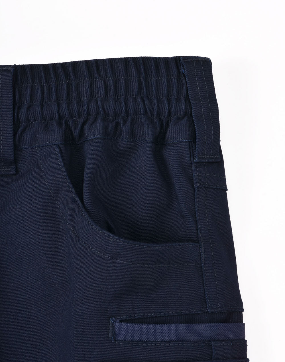 WP29 UNISEX COTTON STRETCH DRILL CUFFED WORK SHORTS