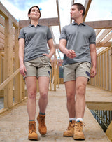 WP29 UNISEX COTTON STRETCH DRILL CUFFED WORK SHORTS