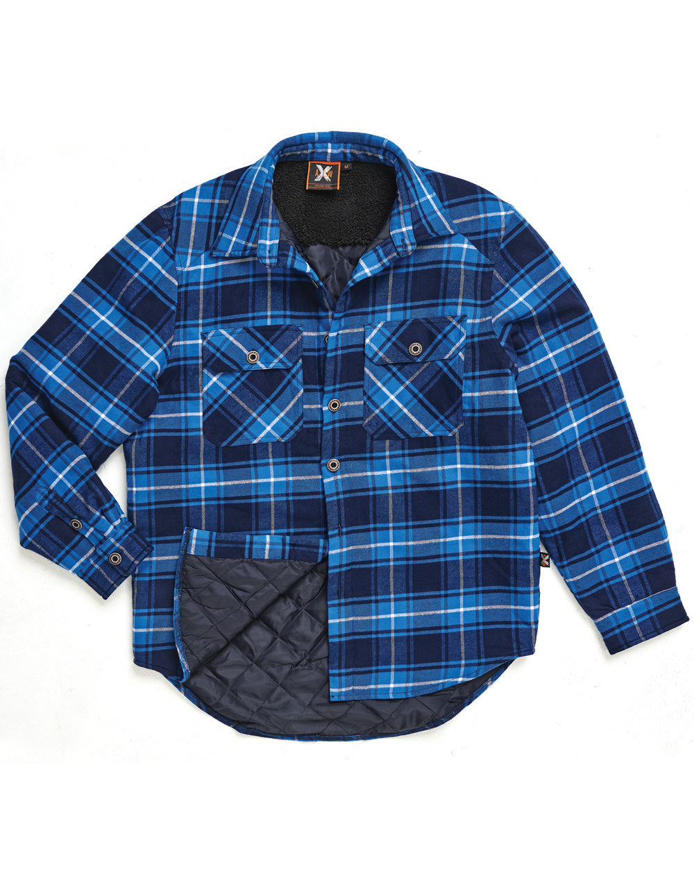 WT07 UNISEX QUILTED FLANNEL SHIRT-STYLE JACKET – AIW Online