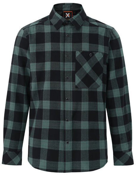 WT11 UNISEX CLASSIC FLANNEL PLAID LS SHIRT