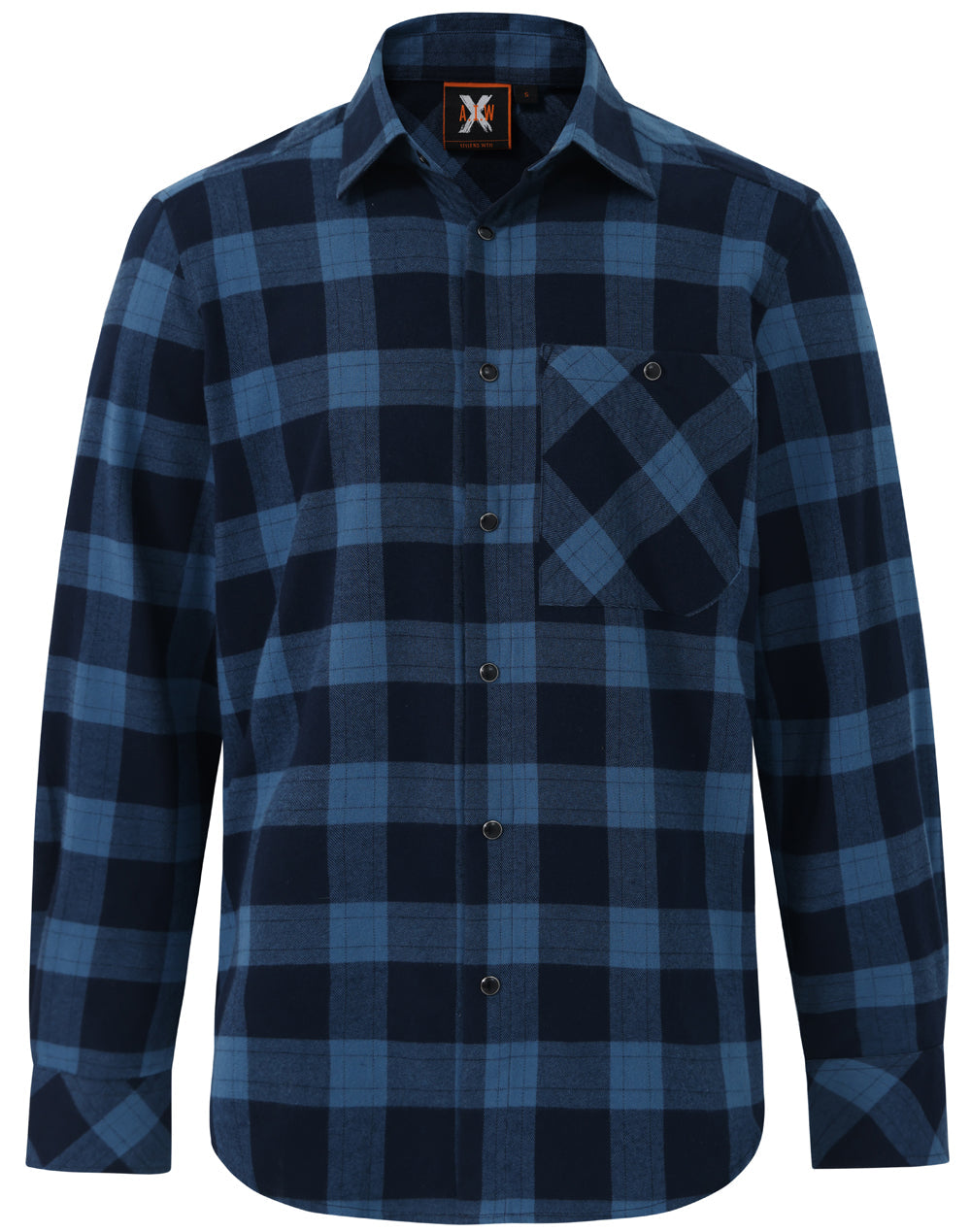 WT11 UNISEX CLASSIC FLANNEL PLAID LS SHIRT