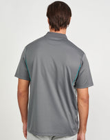 PS93 MENS SUSTAINABLE POLY/COTTON CONTRAST SS POLO