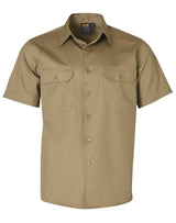 AIW WT03 Cotton Drill Short Sleeve Work Shirt