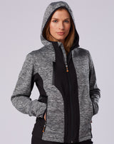 AIW JK49 LAMINATED FUNCTIONAL KNIT HOODIE