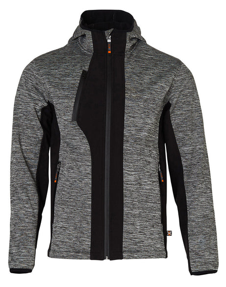 AIW JK49 LAMINATED FUNCTIONAL KNIT HOODIE