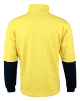 AIW SW47 HI-VIS TWO TONE COTTON FLEECY SWEAT