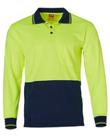 AIW SW05TD High Visibility Long Sleeve Polo
