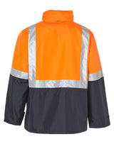 AIW SW18A HI-VIS SAFETY JACKET WITH MESH LINING & 3M TAPES
