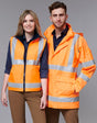 AIW SW77 VIC Rail Hi Vis 3 in 1 Safety Jacket and Vest - Unisex