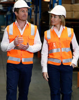 AIW SW42 Hi-Vis SAFETY VEST with ID POCKET & 3M TAPES