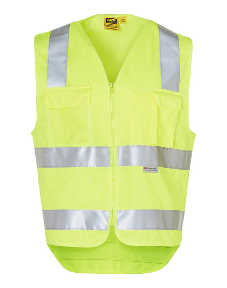 AIW SW42 Hi-Vis SAFETY VEST with ID POCKET & 3M TAPES