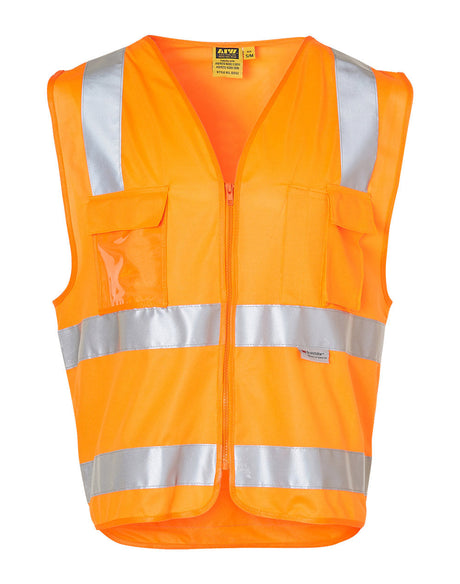 AIW SW42 Hi-Vis SAFETY VEST with ID POCKET & 3M TAPES