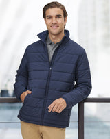 JK59 MENS SUSTAINABLE INSULATED PUFFER JACKET (3D CUT)