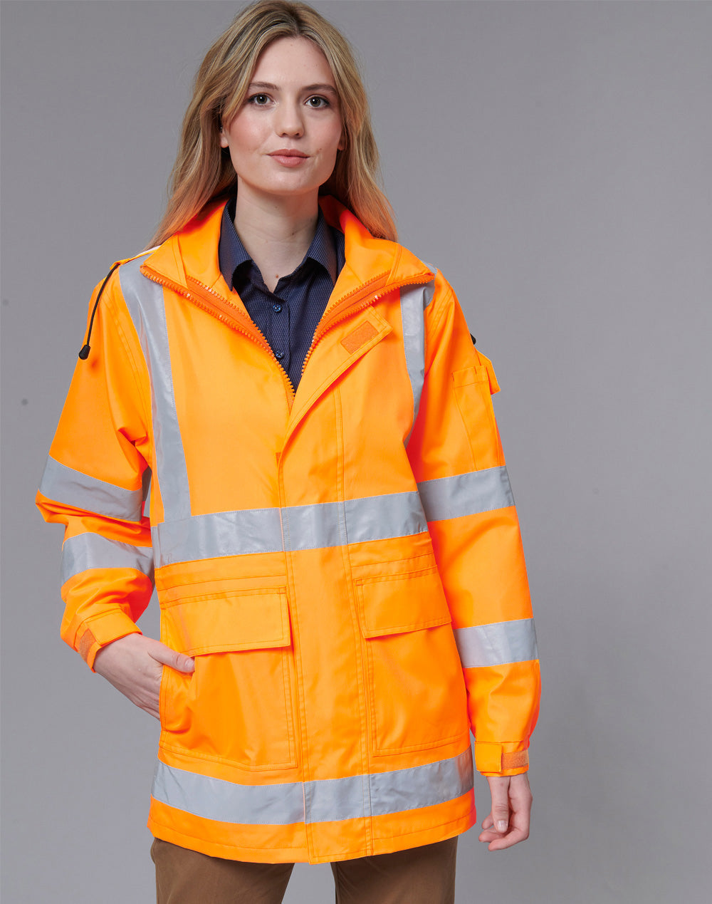 AIW SW75 VIC Rail Hi Vis Safety Jacket - Unisex